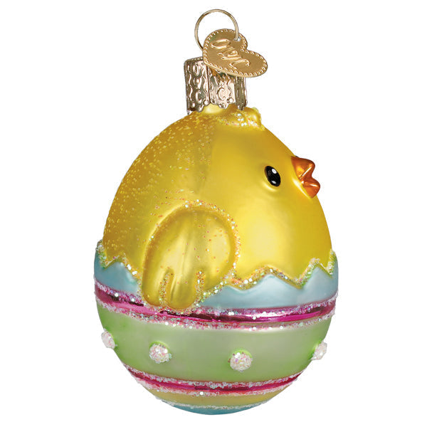 Old World Christmas: Chick In Easter Egg Christmas Ornament