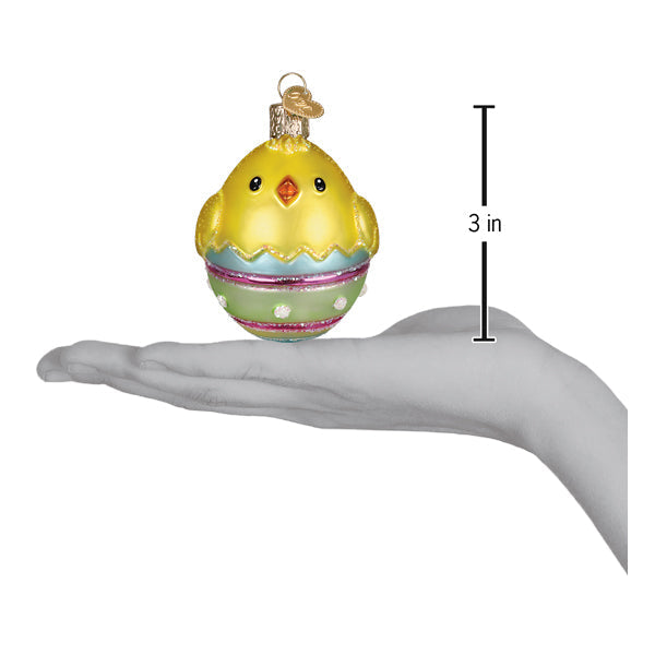 Old World Christmas: Chick In Easter Egg Christmas Ornament