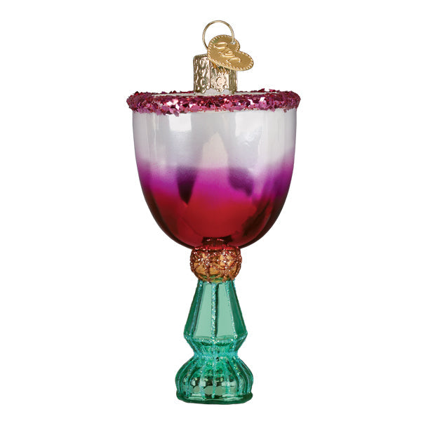 Old World Christmas: Mistletoe Cocktail Christmas Ornament
