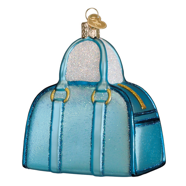 Old World Christmas: Satchel Purse Christmas Ornament