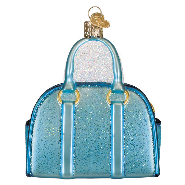 Old World Christmas: Satchel Purse Christmas Ornament