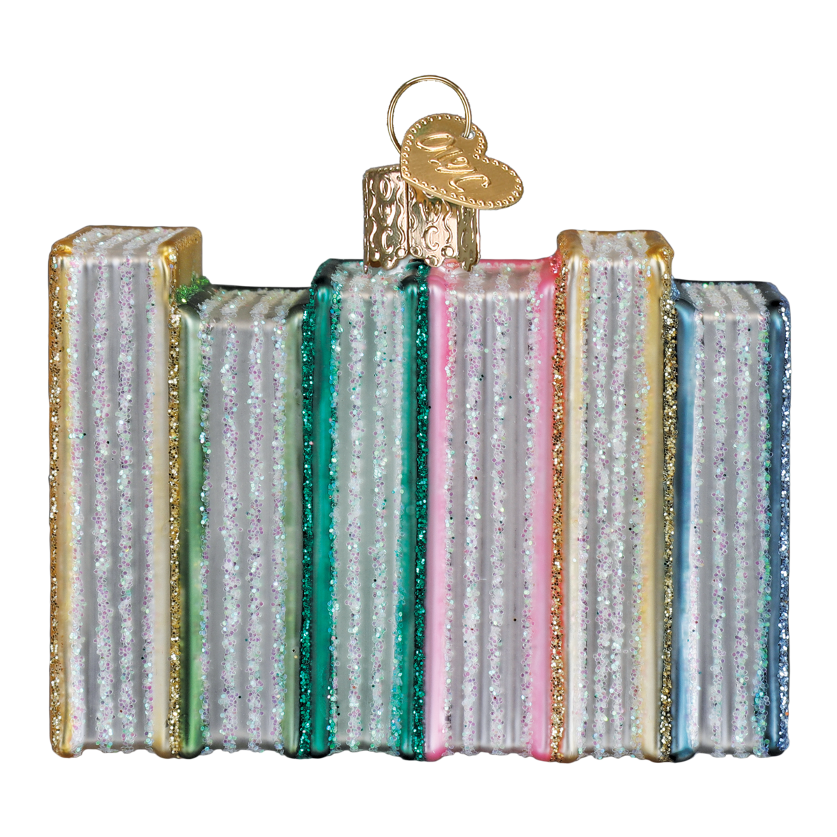 Old World Christmas: Jane Austen Books Christmas Ornament