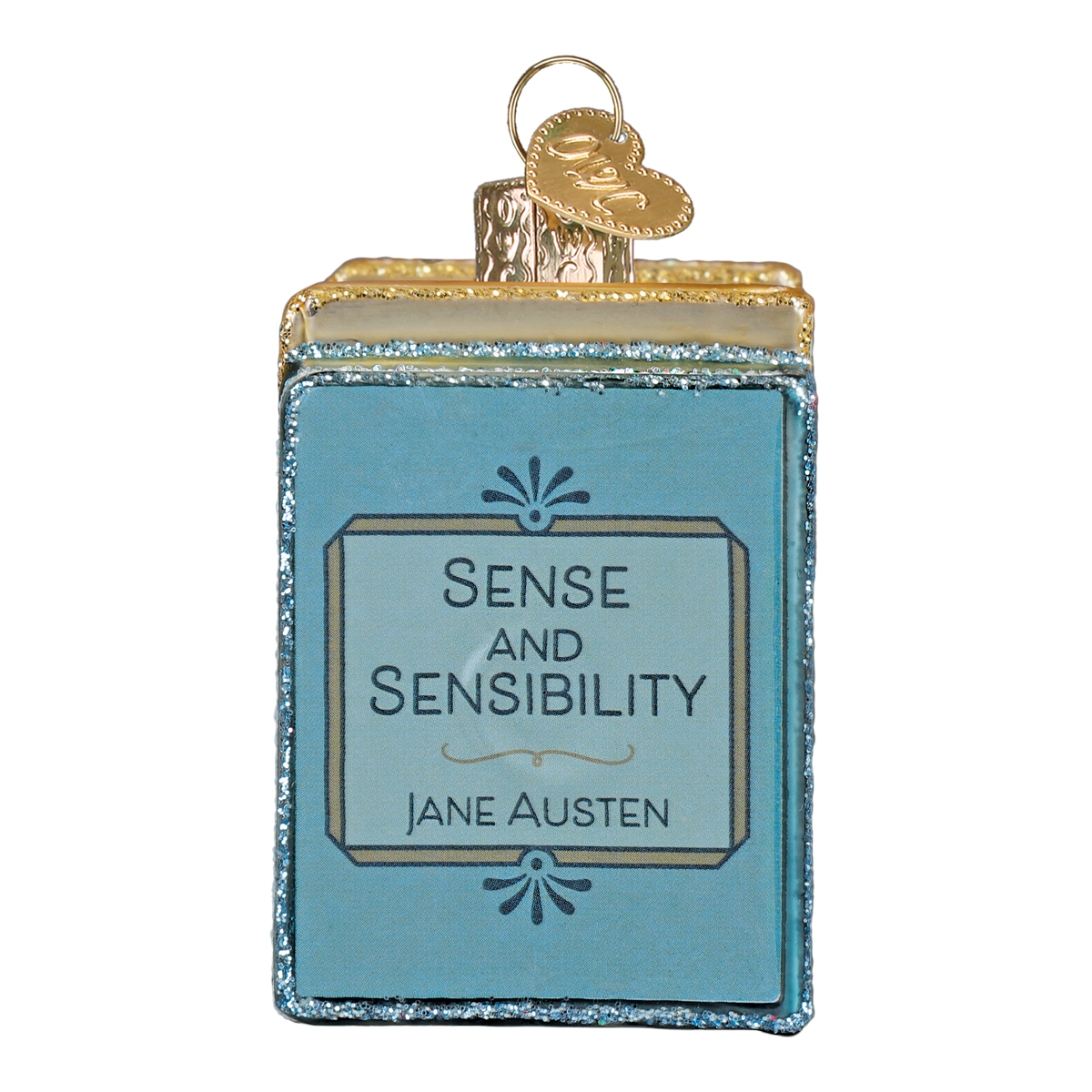 Old World Christmas: Jane Austen Books Christmas Ornament