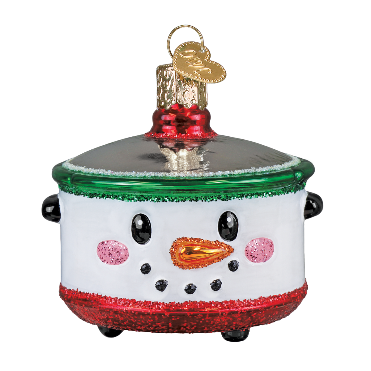 Old World Christmas: Snowman Slow Cooker Christmas Ornament