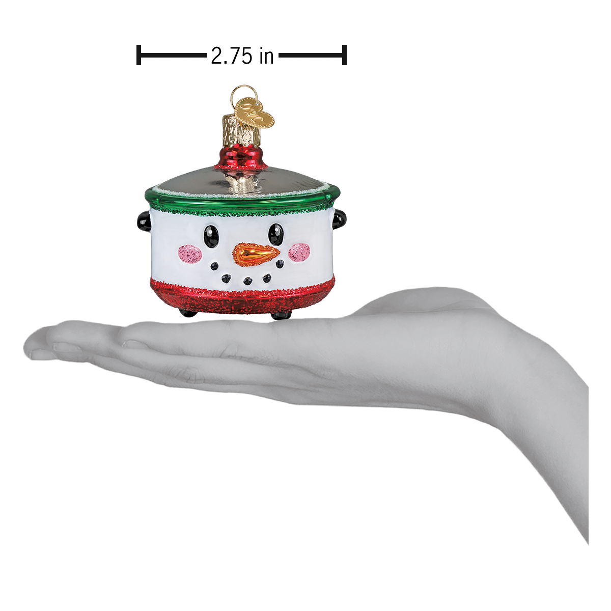 Old World Christmas: Snowman Slow Cooker Christmas Ornament