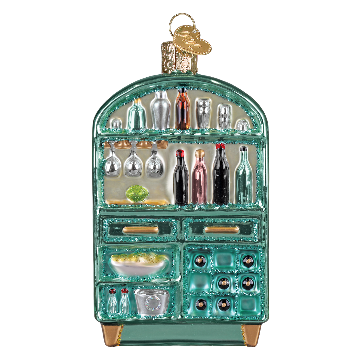 Old World Christmas: Cabinet Of Cheers Christmas Ornament