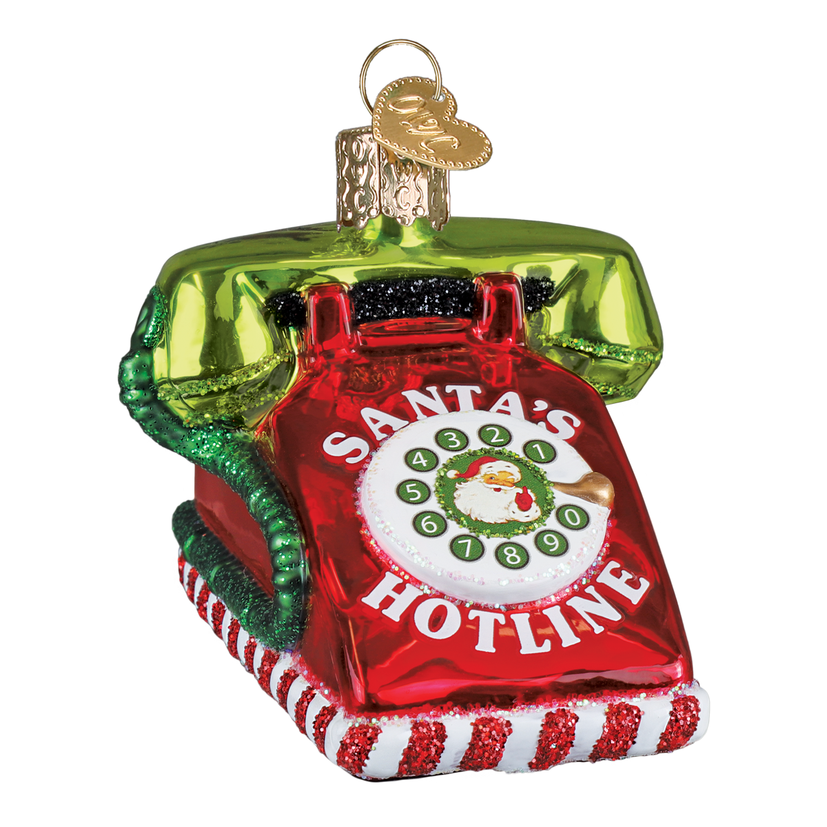 Old World Christmas: North Pole Hotline Christmas Ornament