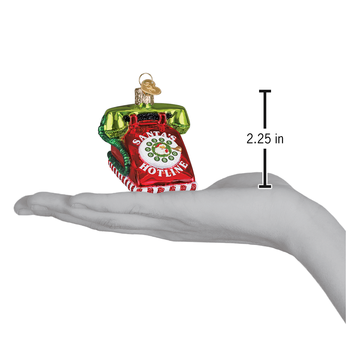 Old World Christmas: North Pole Hotline Christmas Ornament