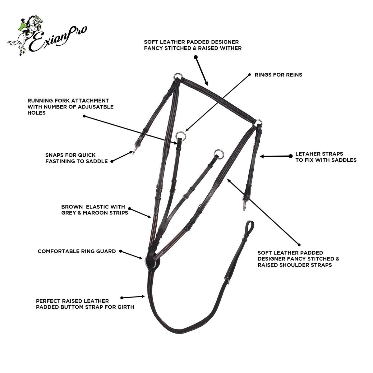 ExionPro Hunting Breastplate - HT Animal Supply