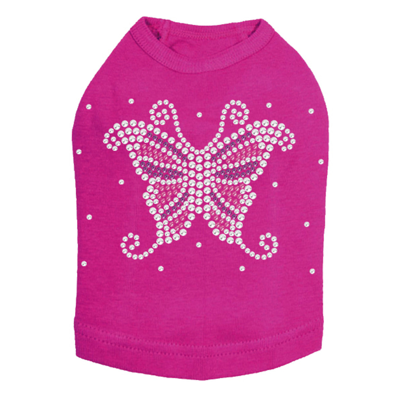 Pink & Purple Butterfly - Dog Tank