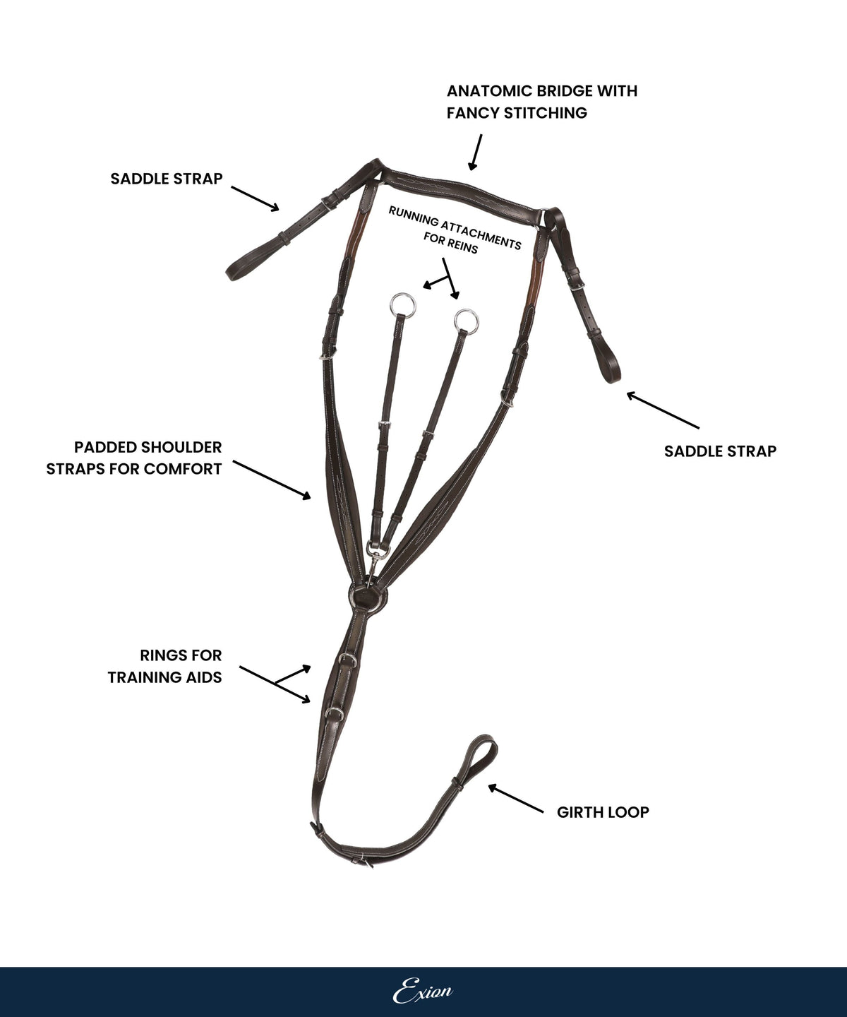 ExionPro Wings Breastplate | HT Animal Supply