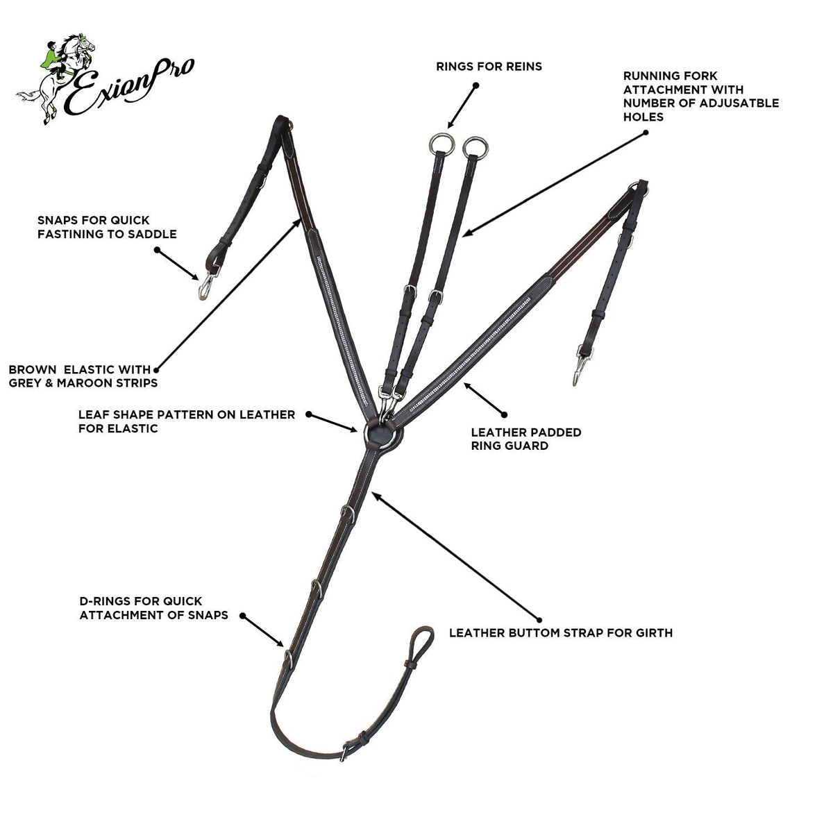 ExionPro Bling Breastplate - HT Animal Supply