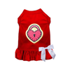 Bark 5th Ave., LLC Personalized Dog Dress - Red