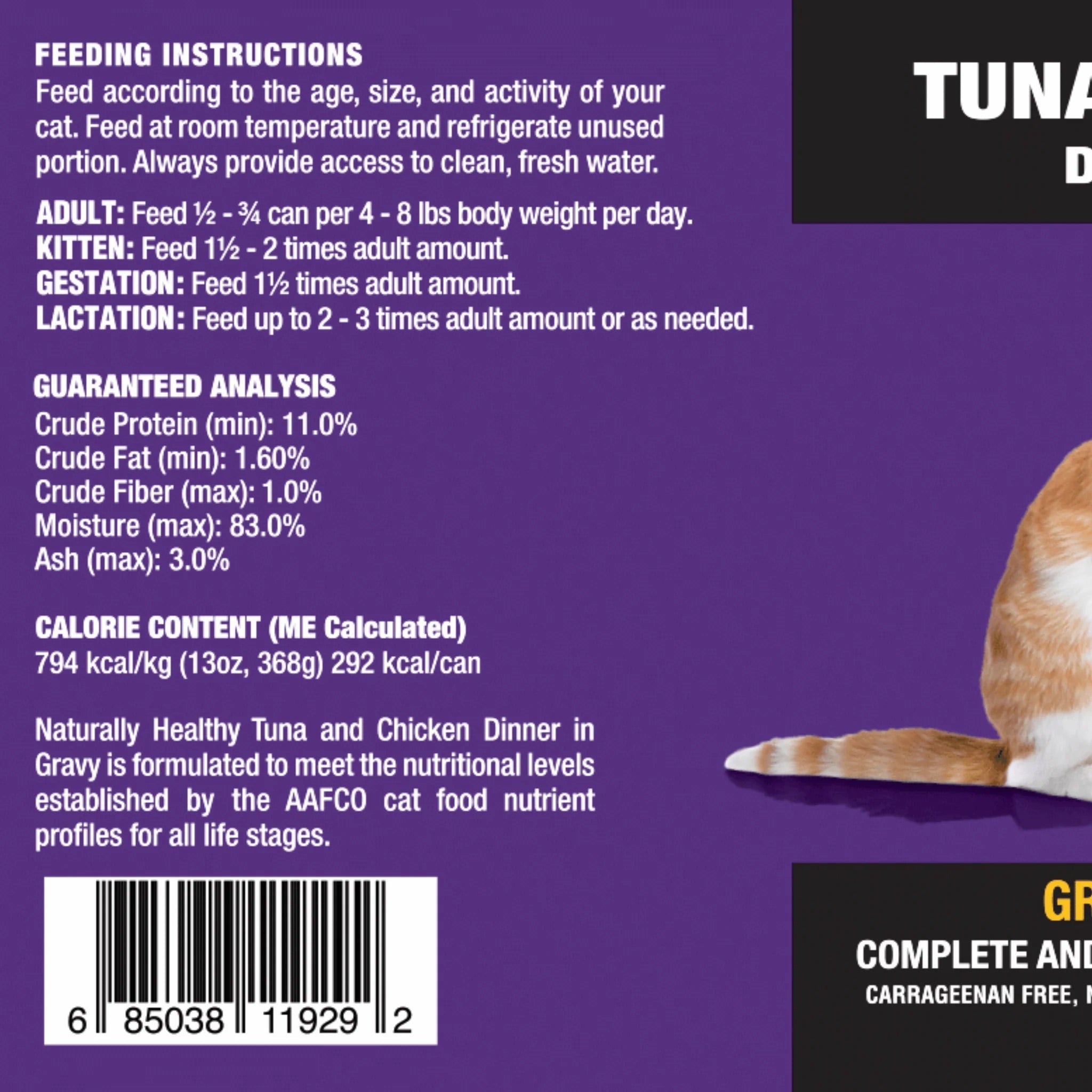 Daves Cat Naturally Healthy Grain Free Tuna & Chicken (13oz)