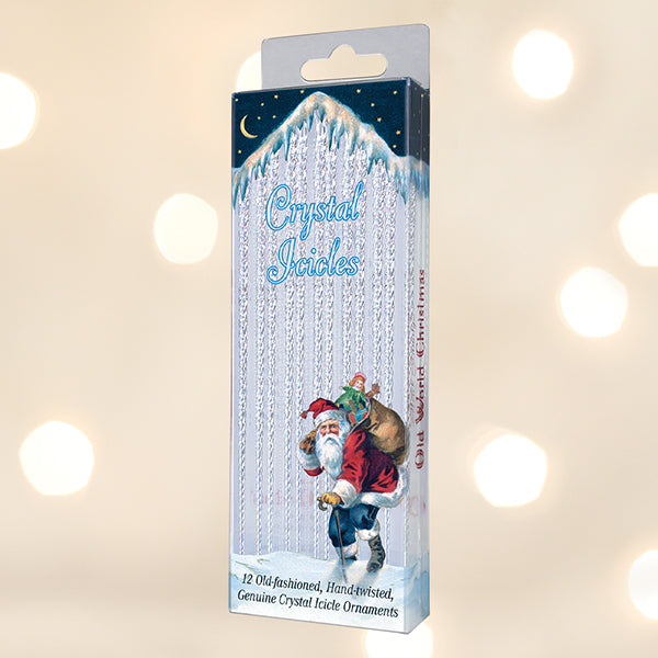 Old World Christmas: 12 Crystal Icicles Christmas Ornament