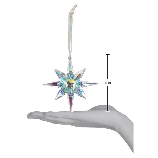 Old World Christmas: Radiant Crystal Starflake Christmas Ornament