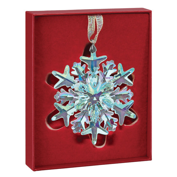 Old World Christmas: Radiant Crystal Frostflake Christmas Ornament
