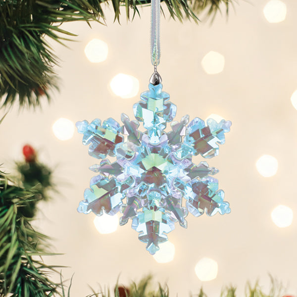Old World Christmas: Radiant Crystal Snowburst Christmas Ornament