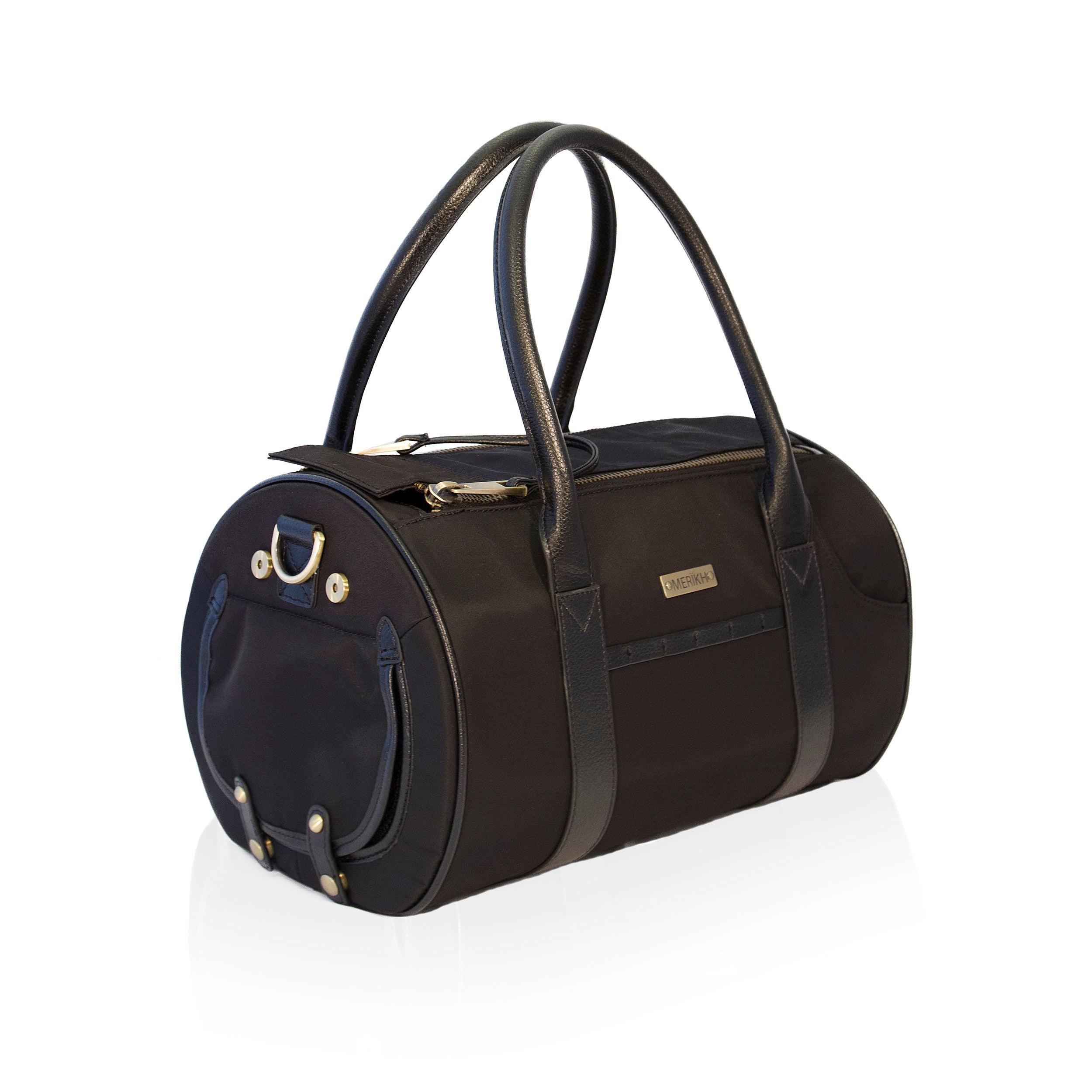 Pet Carrier and Multifunctional Bag in Black