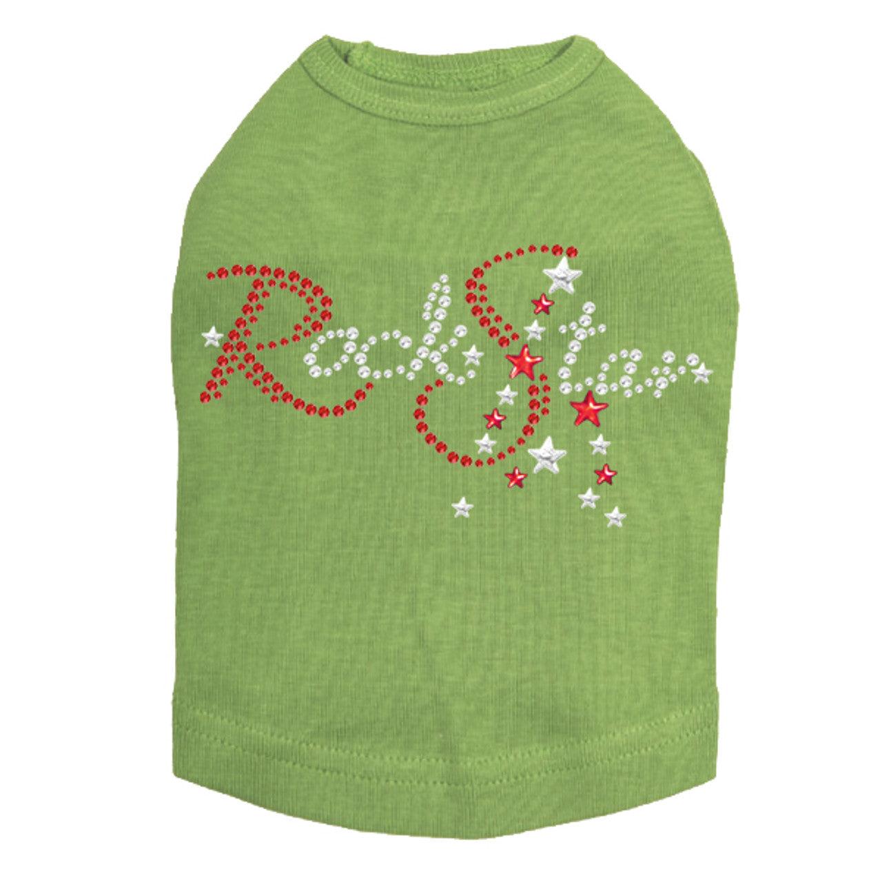 Rock Star (Red - Austrian crystal Rhinestones) - Dog Tank