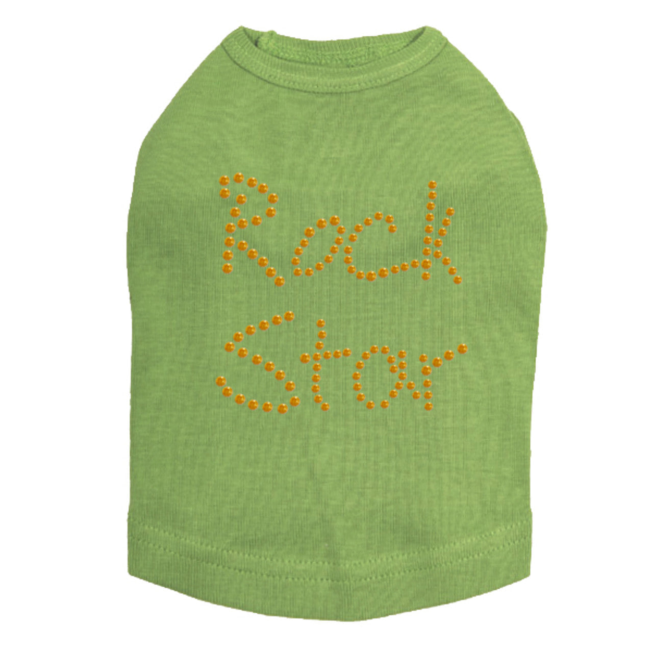 Rock Star (Gold) - Dog Tank