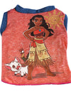 Heads or Tails Pup Island Princess Small Upcycled Dog Shirt