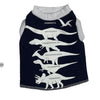 Heads or Tails Pup Dino X-Small Upcycled Dog Shirt