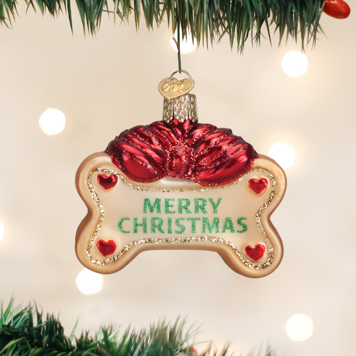Old World Christmas: Dog Treat Christmas Ornament