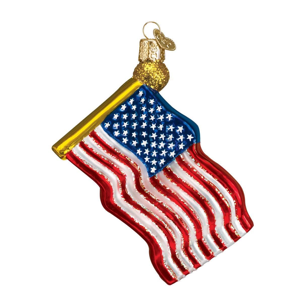 Old World Christmas: Star-spangled Banner Christmas Ornament