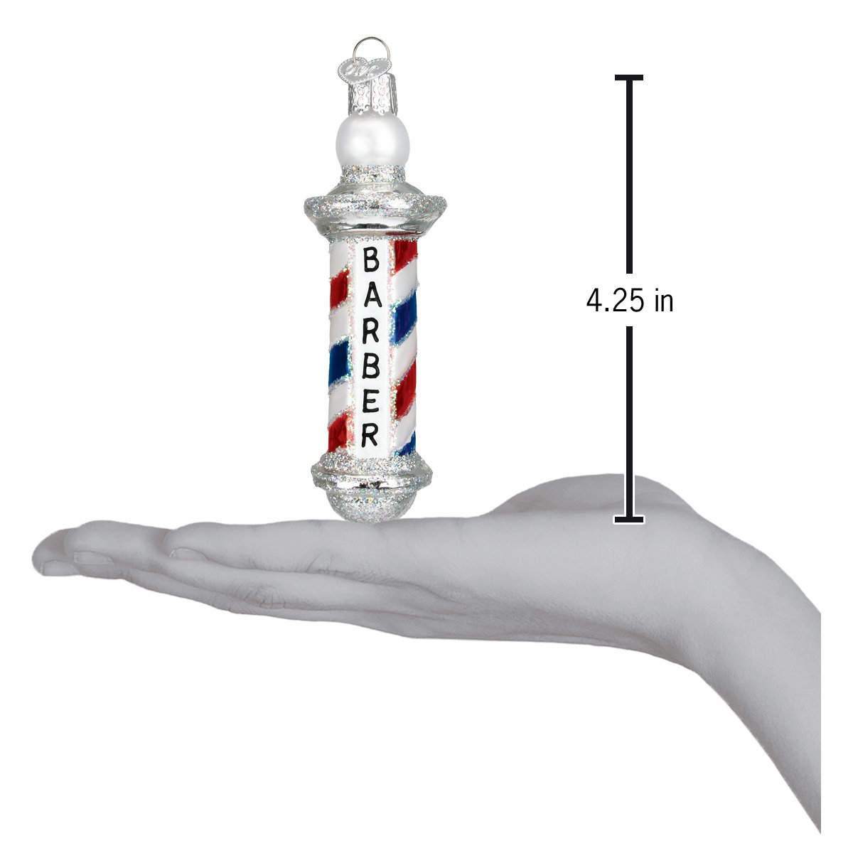 Old World Christmas: Barber Pole Christmas Ornament