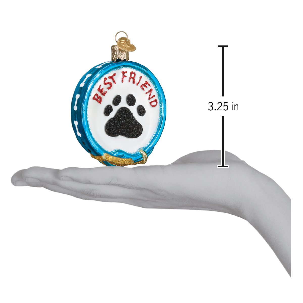 Old World Christmas: Dog Collar Christmas Ornament