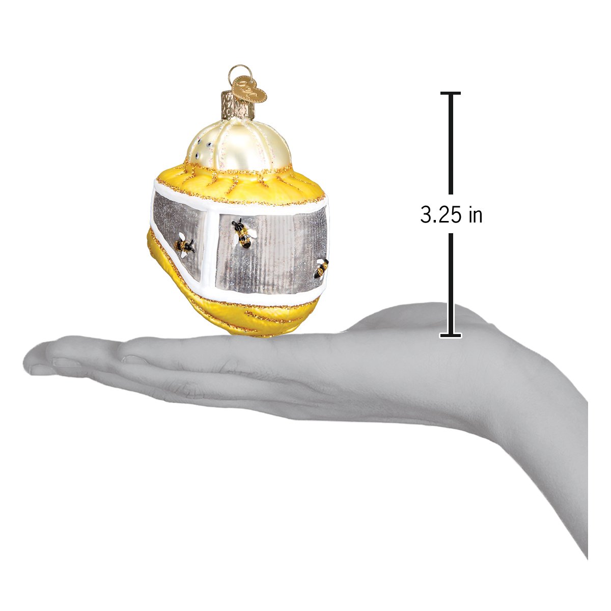 Old World Christmas: Beekeepers Hood Christmas Ornament