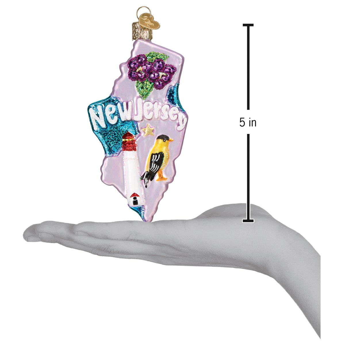 State Of New Jersey Ornament