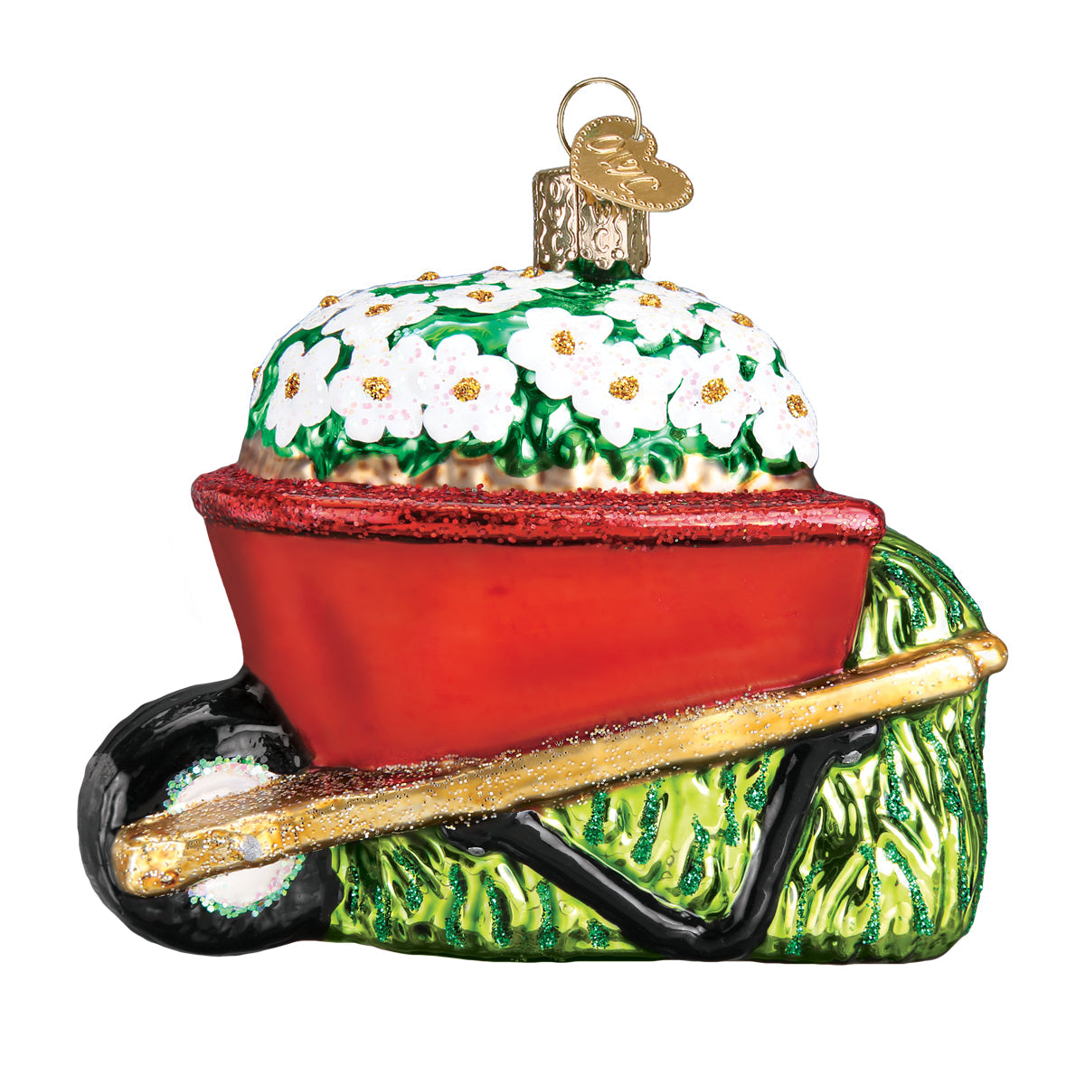 Old World Christmas: Wheelbarrow Christmas Ornament