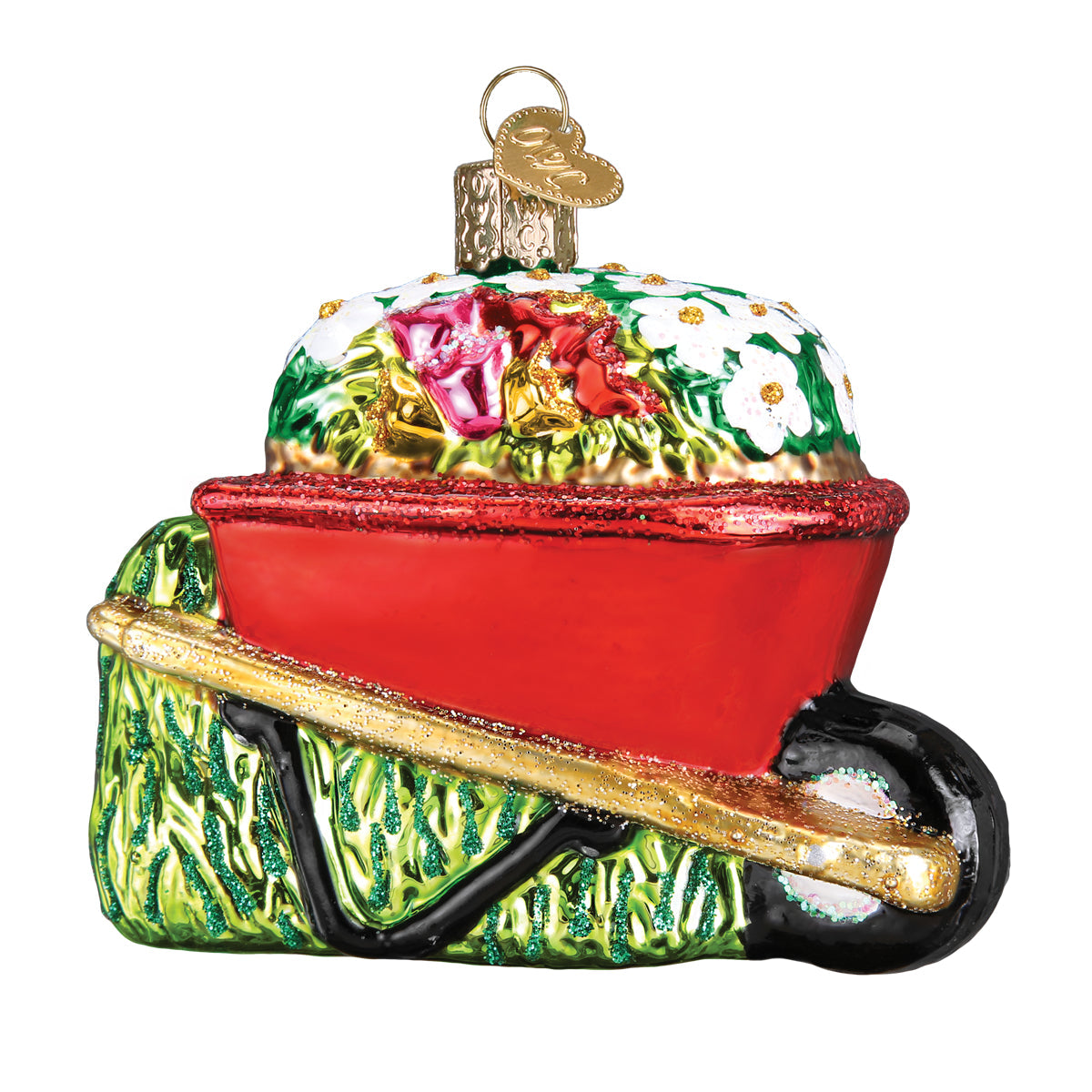 Old World Christmas: Wheelbarrow Christmas Ornament