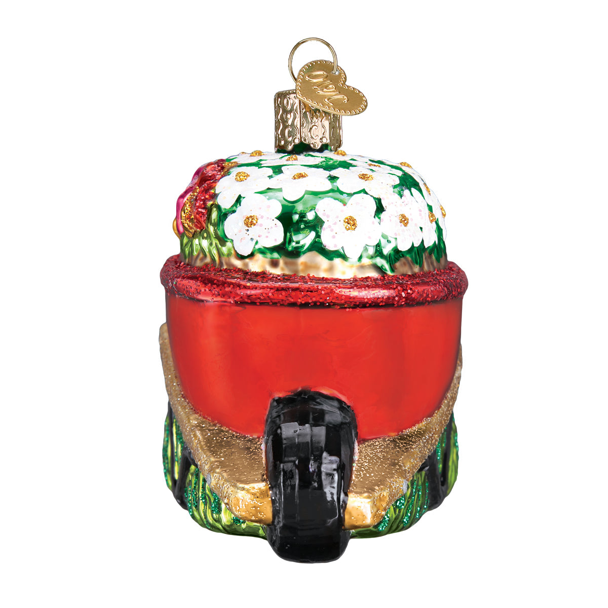 Old World Christmas: Wheelbarrow Christmas Ornament