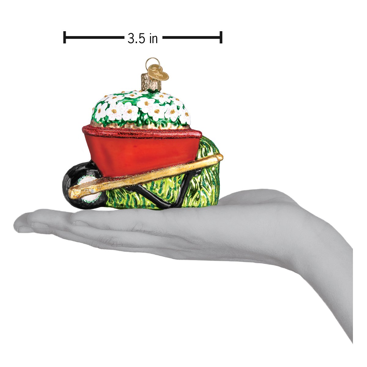 Old World Christmas: Wheelbarrow Christmas Ornament