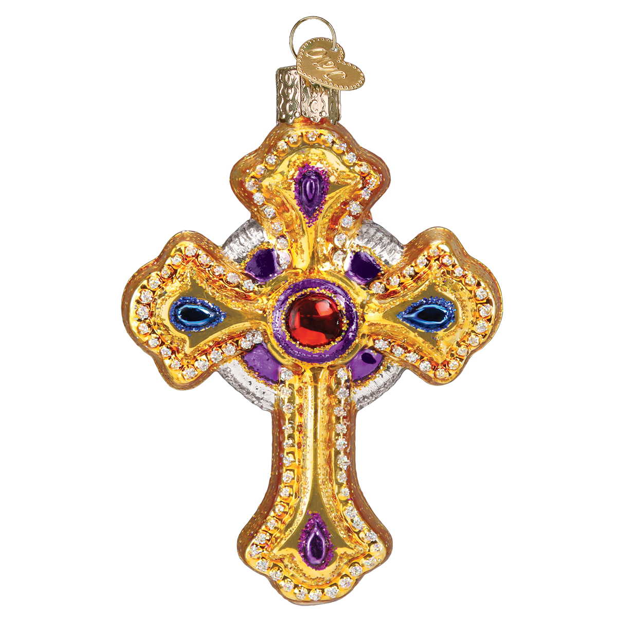 Old World Christmas: Ornate Cross Christmas Ornament