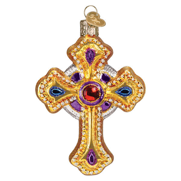 Old World Christmas: Ornate Cross Christmas Ornament