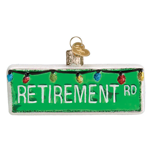 Old World Christmas: Happy Retirement Christmas Ornament