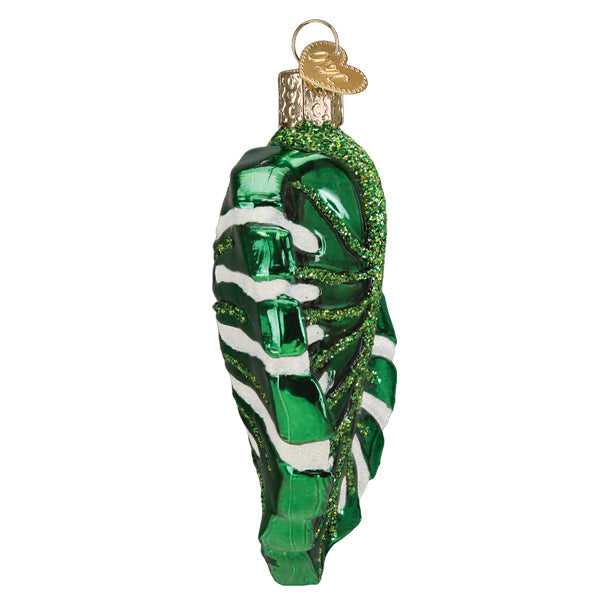 Old World Christmas: Monstera Leaf Christmas Ornament