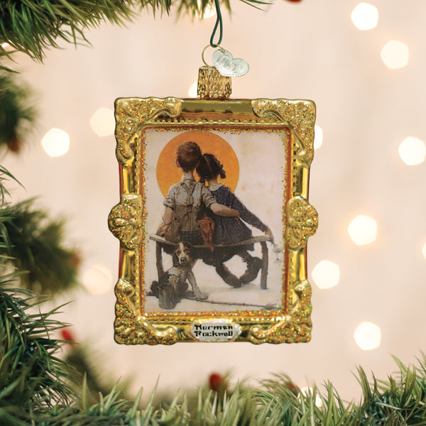 Norman Rockwell Boy & Girl Ornament - HT Animal Supply