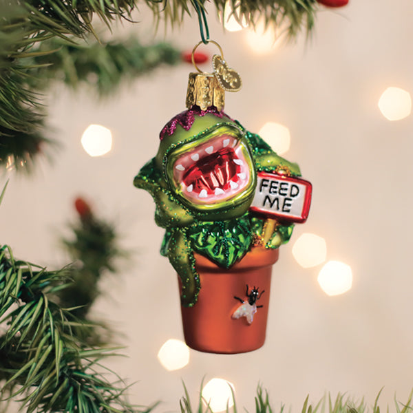 Old World Christmas: Venus Fly Trap Christmas Ornament