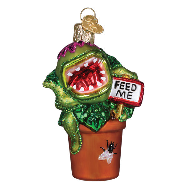 Old World Christmas: Venus Fly Trap Christmas Ornament