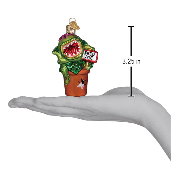 Old World Christmas: Venus Fly Trap Christmas Ornament
