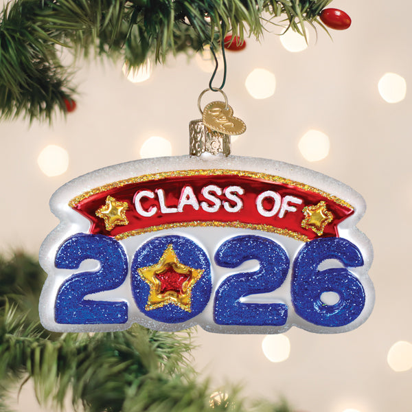 Old World Christmas: Class Of 2026 Christmas Ornament