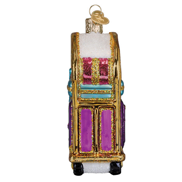 Old World Christmas: Hotel Luggage Cart Christmas Ornament