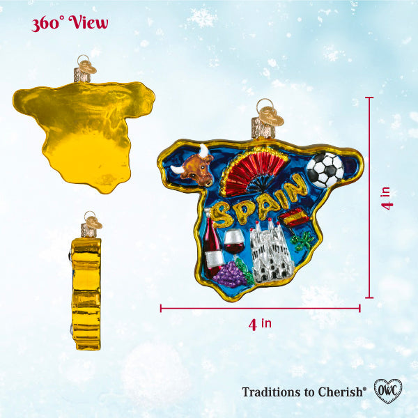 Old World Christmas: Wonders Of Spain Christmas Ornament