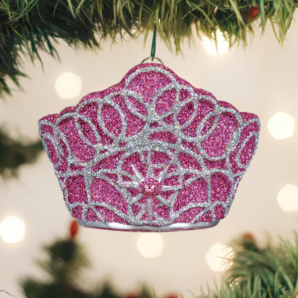 Old World Christmas: Fairy Princess Crown Christmas Ornament