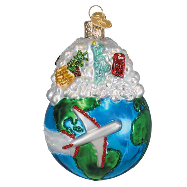 Old World Christmas: World Traveler Christmas Ornament